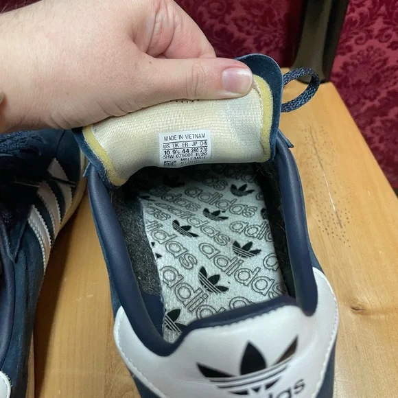 Adidas Blue Suede Campus 80’s Men’s size 10 - Picture 8 of 9